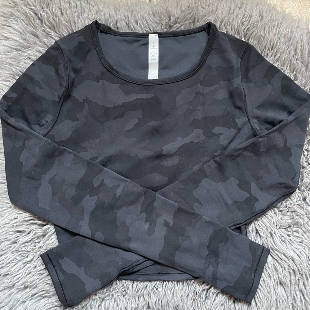 Lululemon Wunder Train Cropped Top